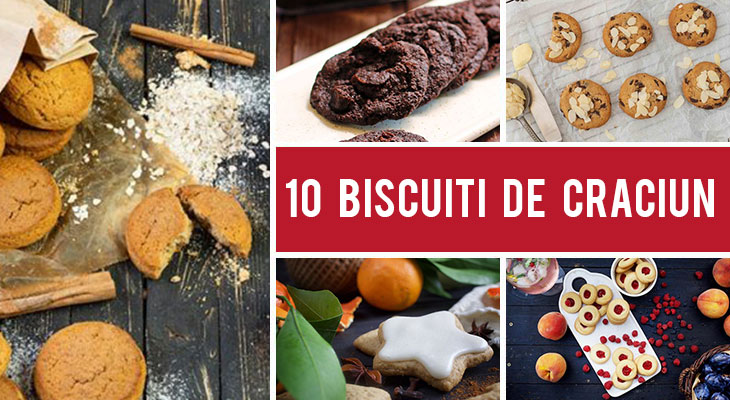 10 Biscuiti de Craciun pe care ii poti face rapid si usor