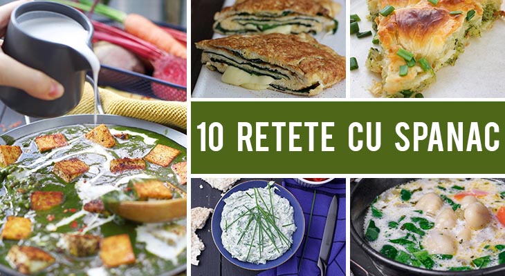10 retete cu spanac care te vor impresiona