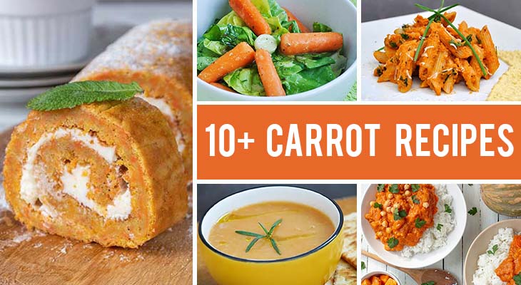 10+ Sweet and Savory Recipes with Carrots