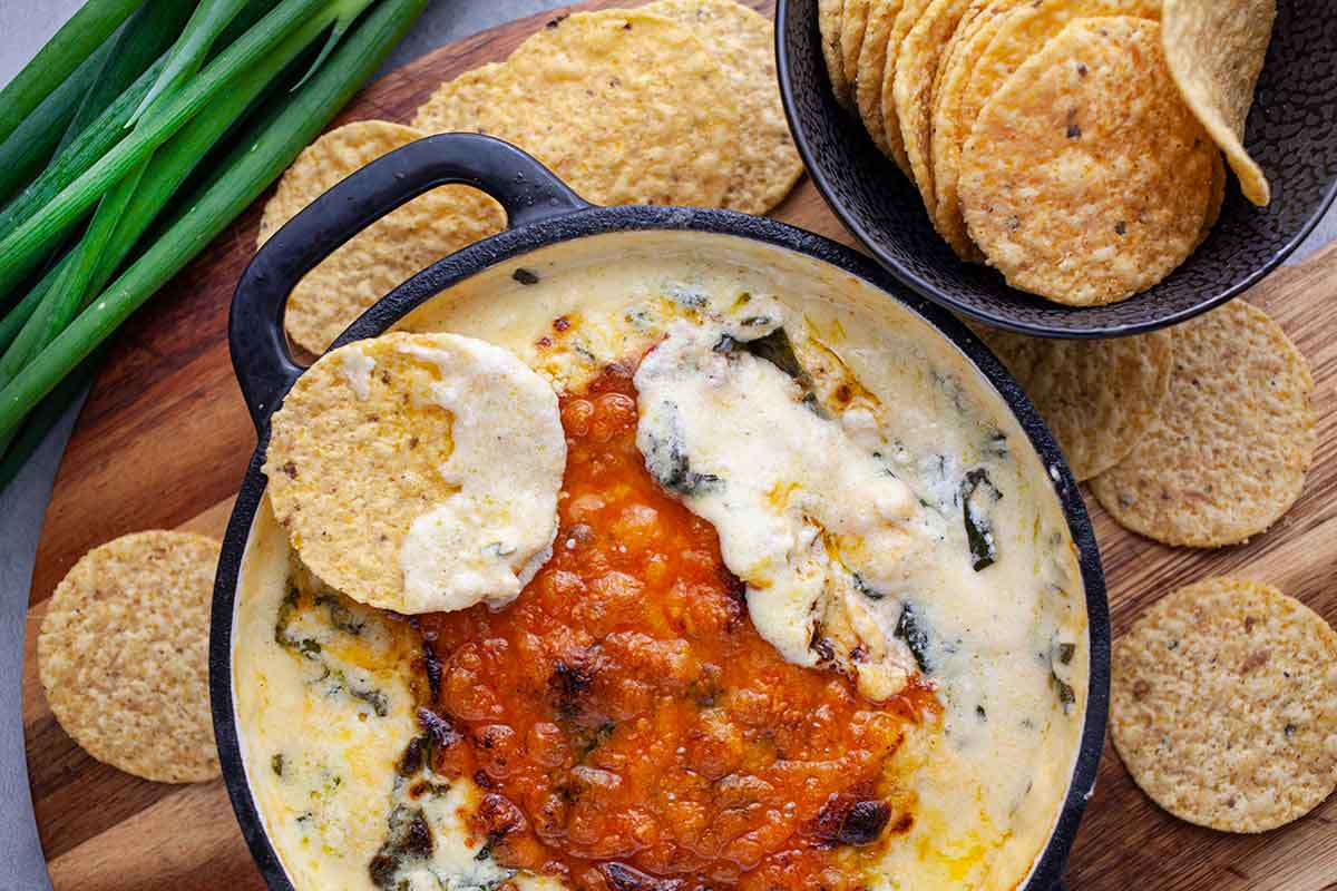 Best Ever Cheese Spinach Dip