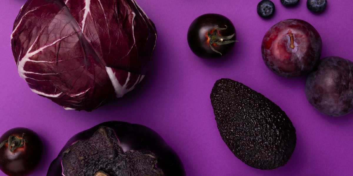blue purple food