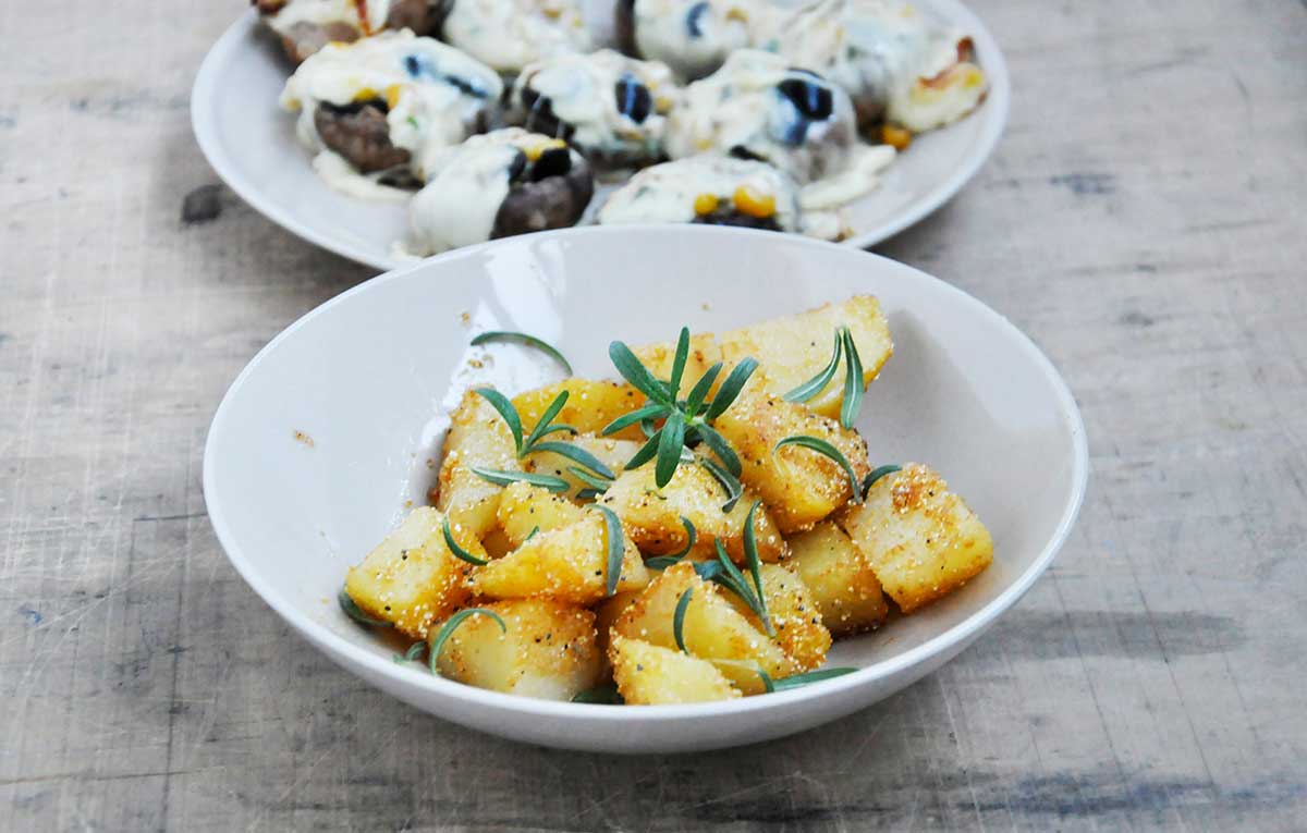 cornmeal potatoes