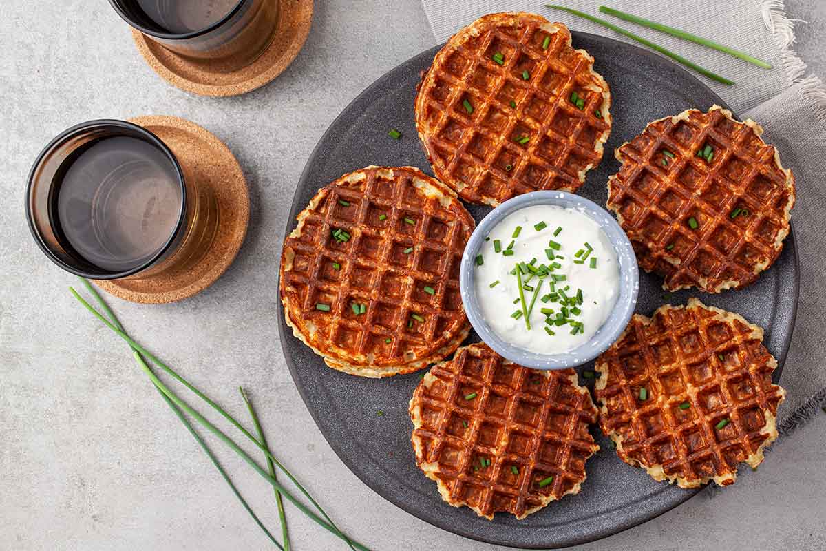 Cottage cheese waffles