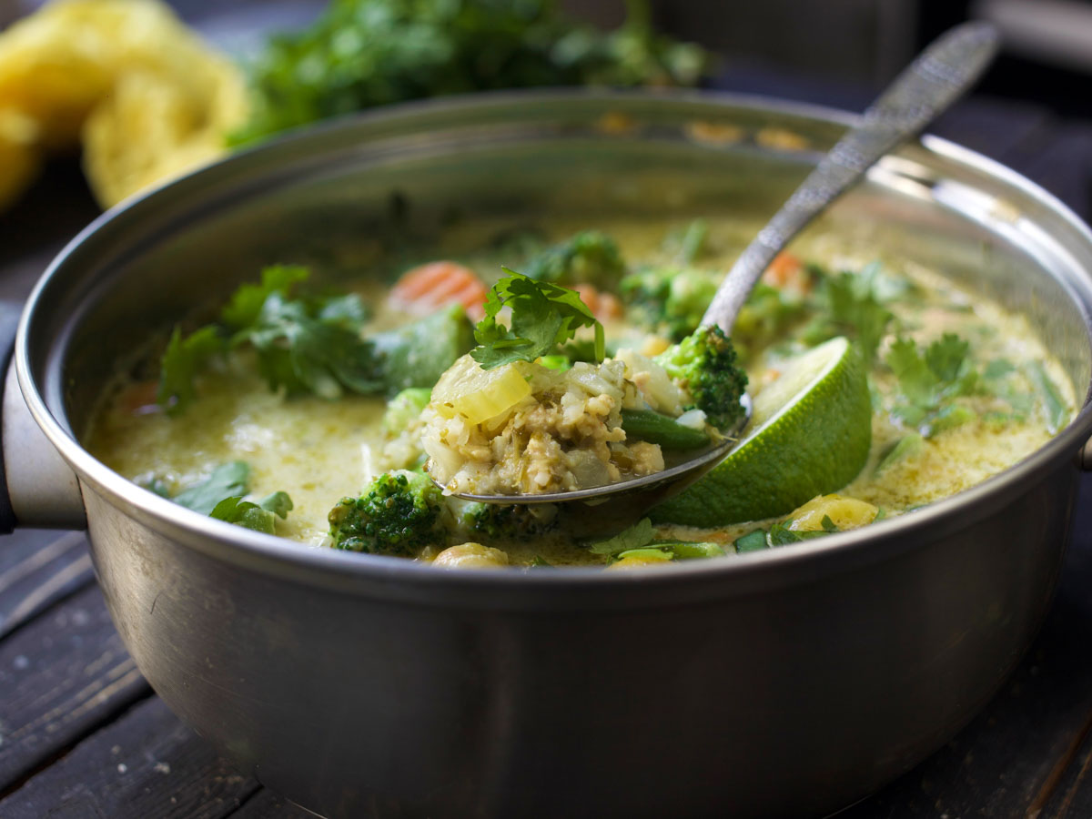 delicious Vegan Green Curry