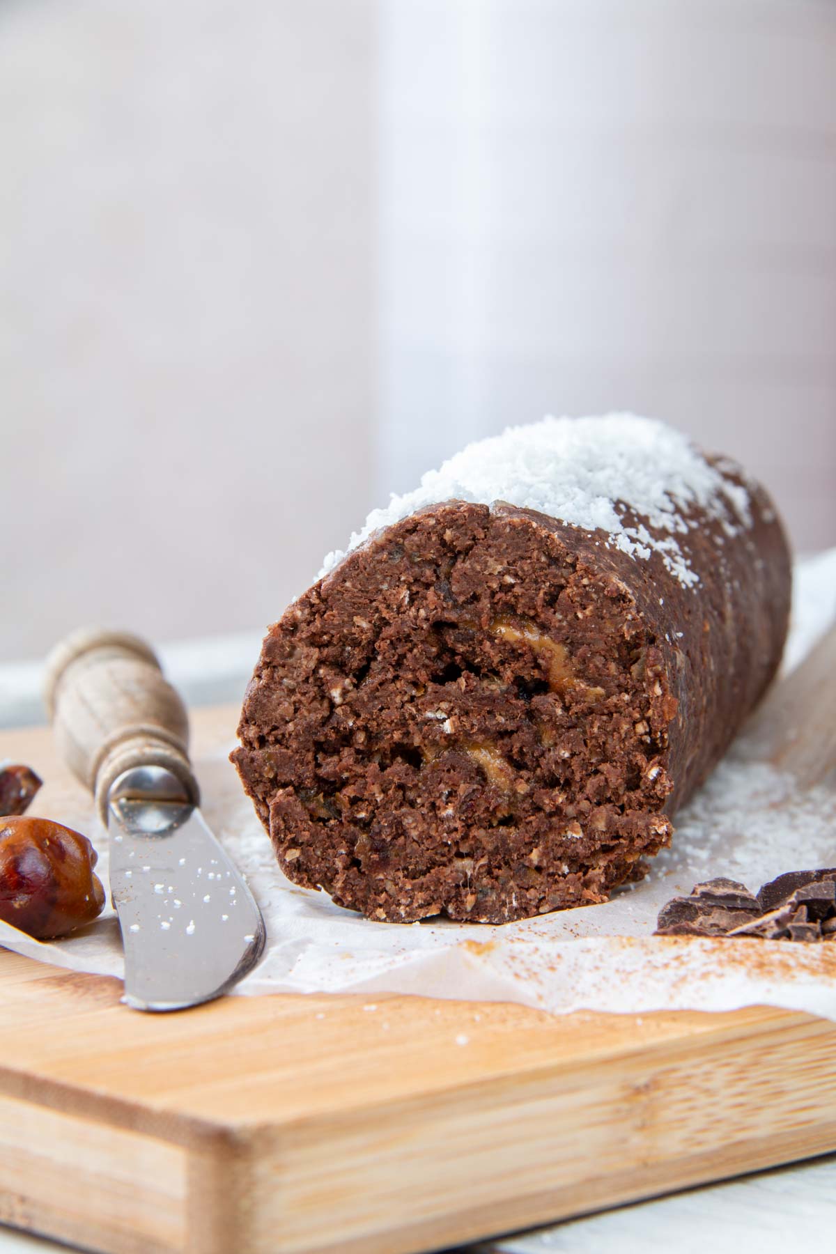 healthy Double Chocolate Swiss Roll