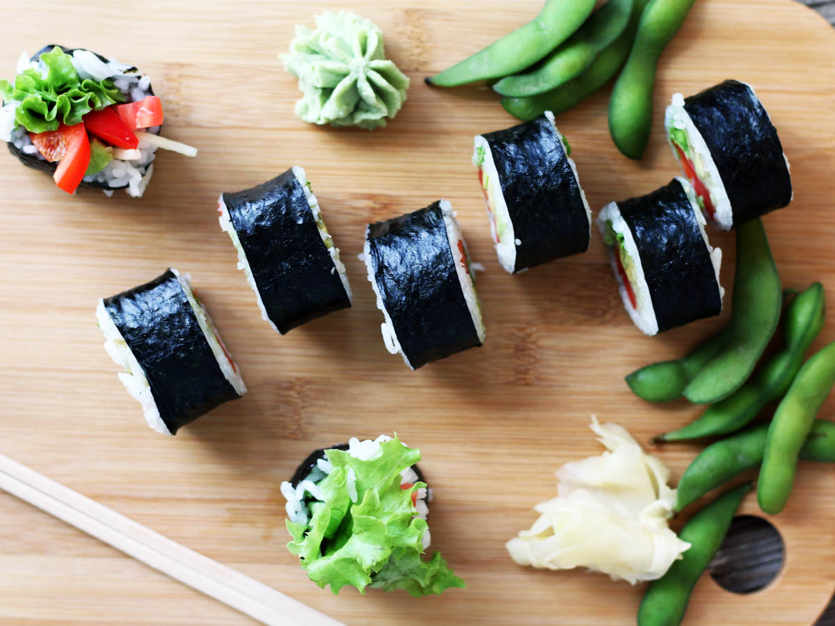 easy how to make vegan sushi vegetarian