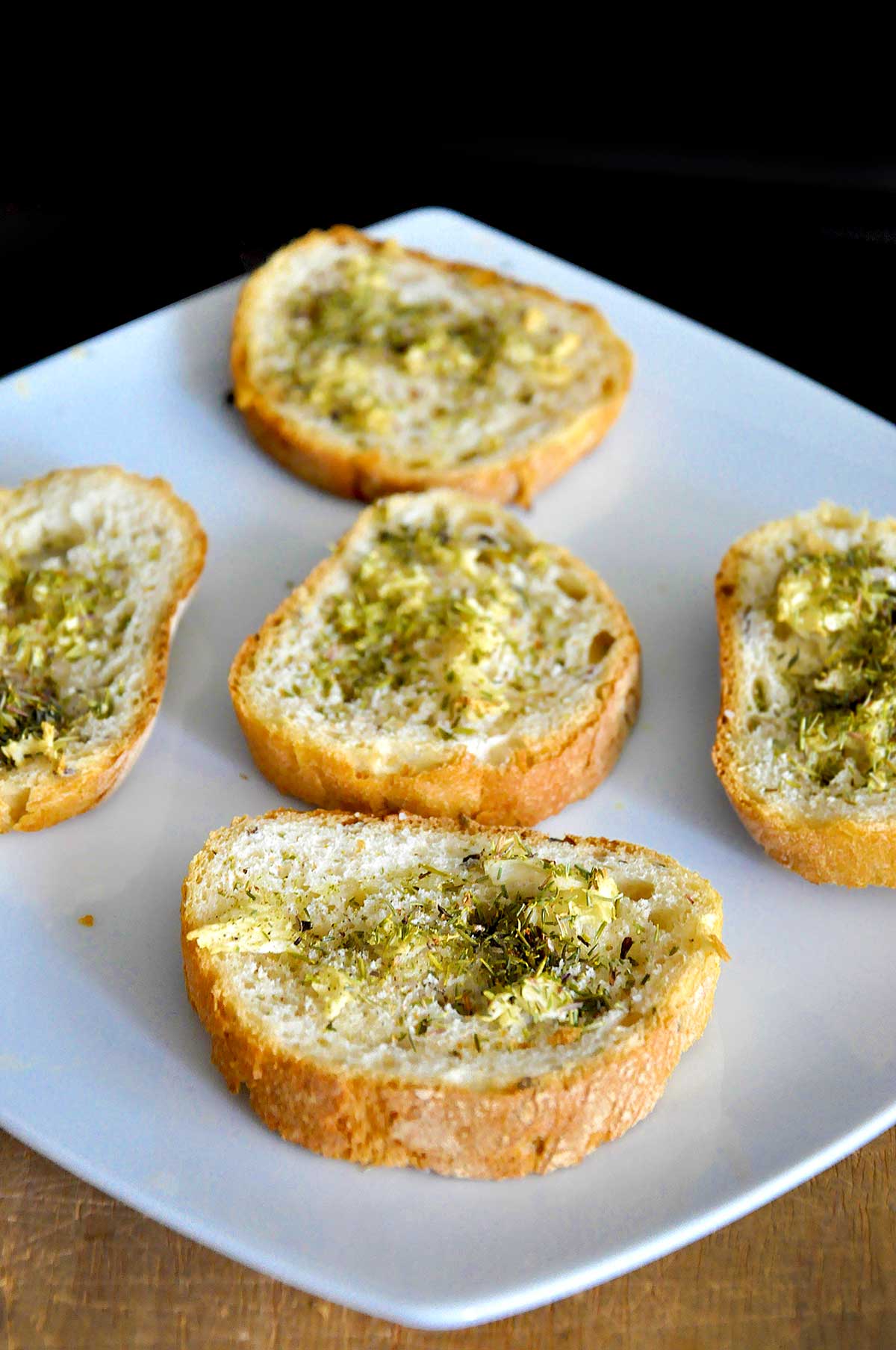 garlic herb baguette