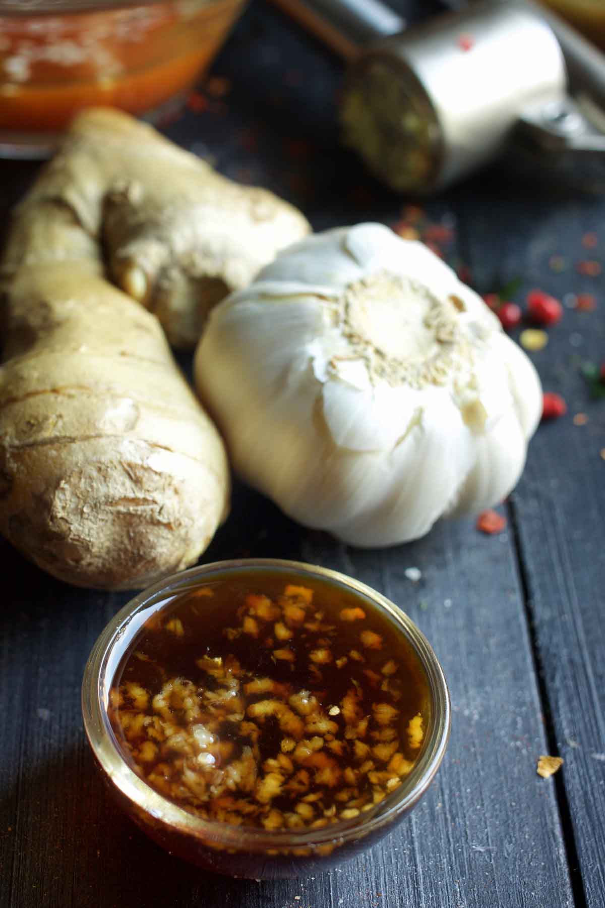 Ginger garlic stir fry sauce