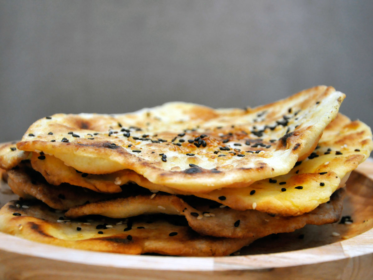 Gluten-Free Flatbreads with Sesame Parathas