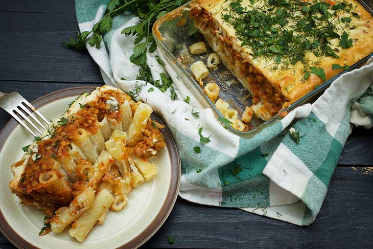 Greek Pasta Casserole Vegan Pastitsio