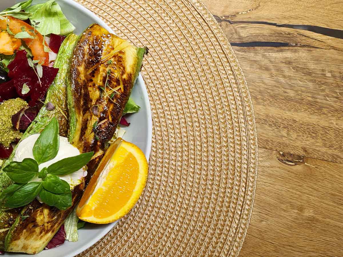 Grilled Zucchini and Beetroot Salad Recipe