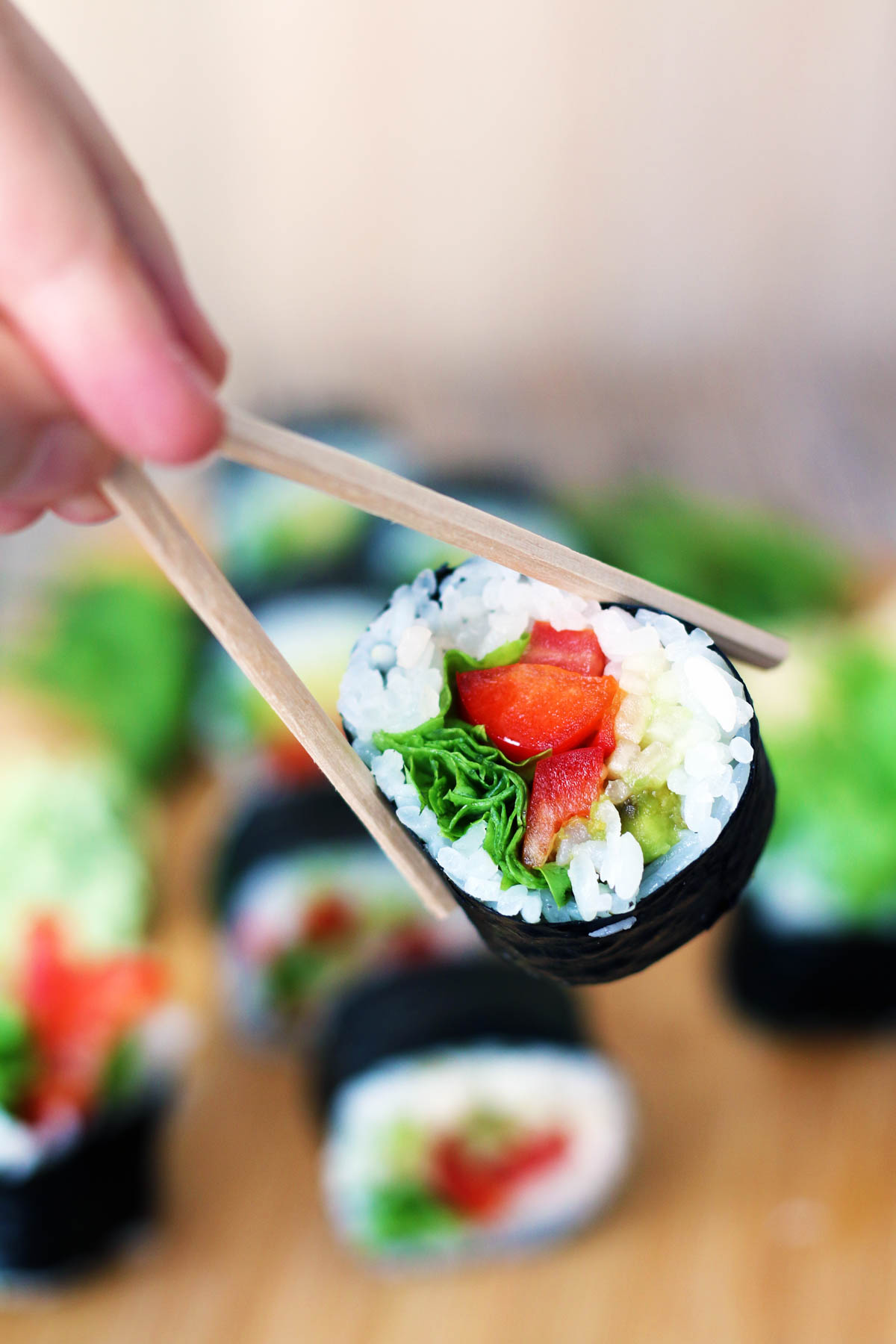 how to make easy vegan sushi rolls