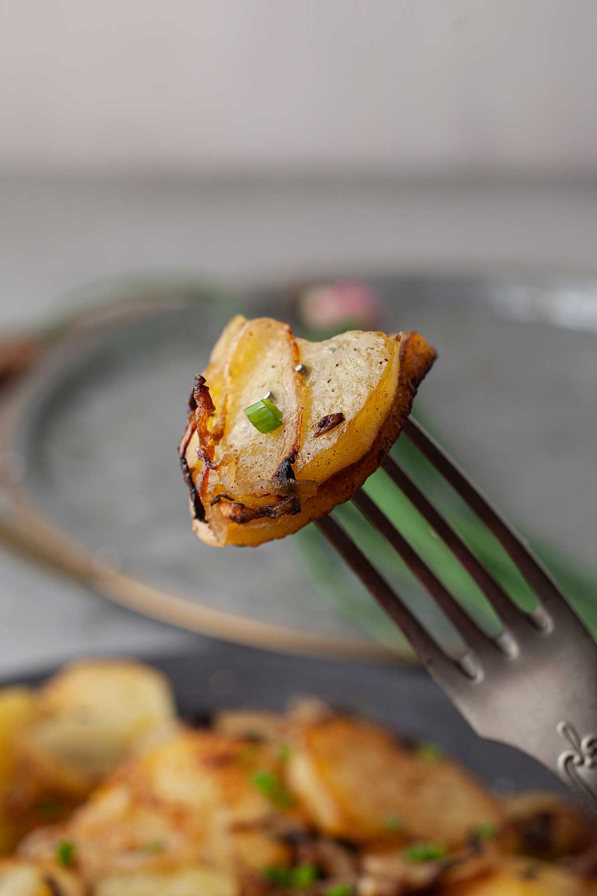 Lyonnaise Potatoes Vegetarian Recipe