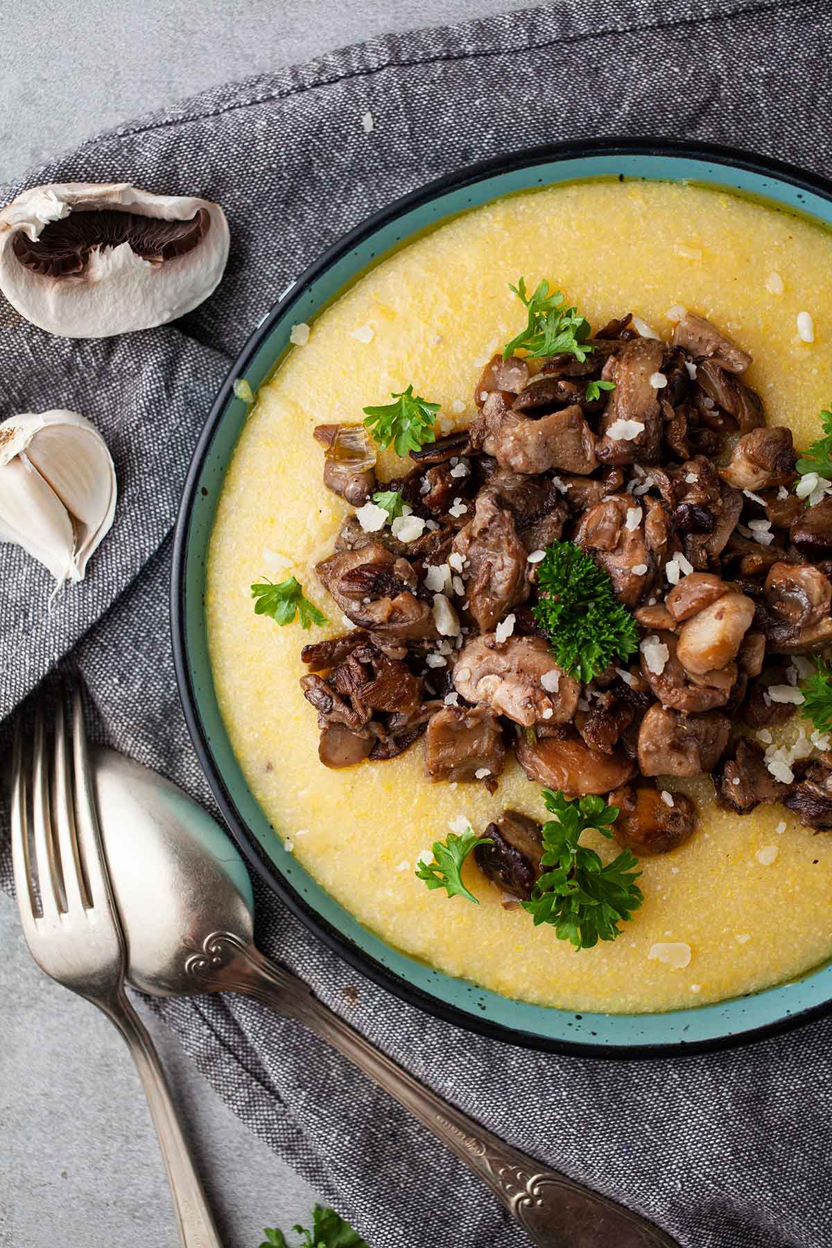 Mushroom Polenta Recipe