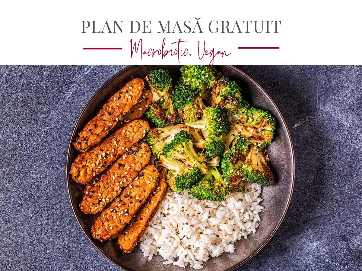 Plan de masă gratuit macrobiotic vegan