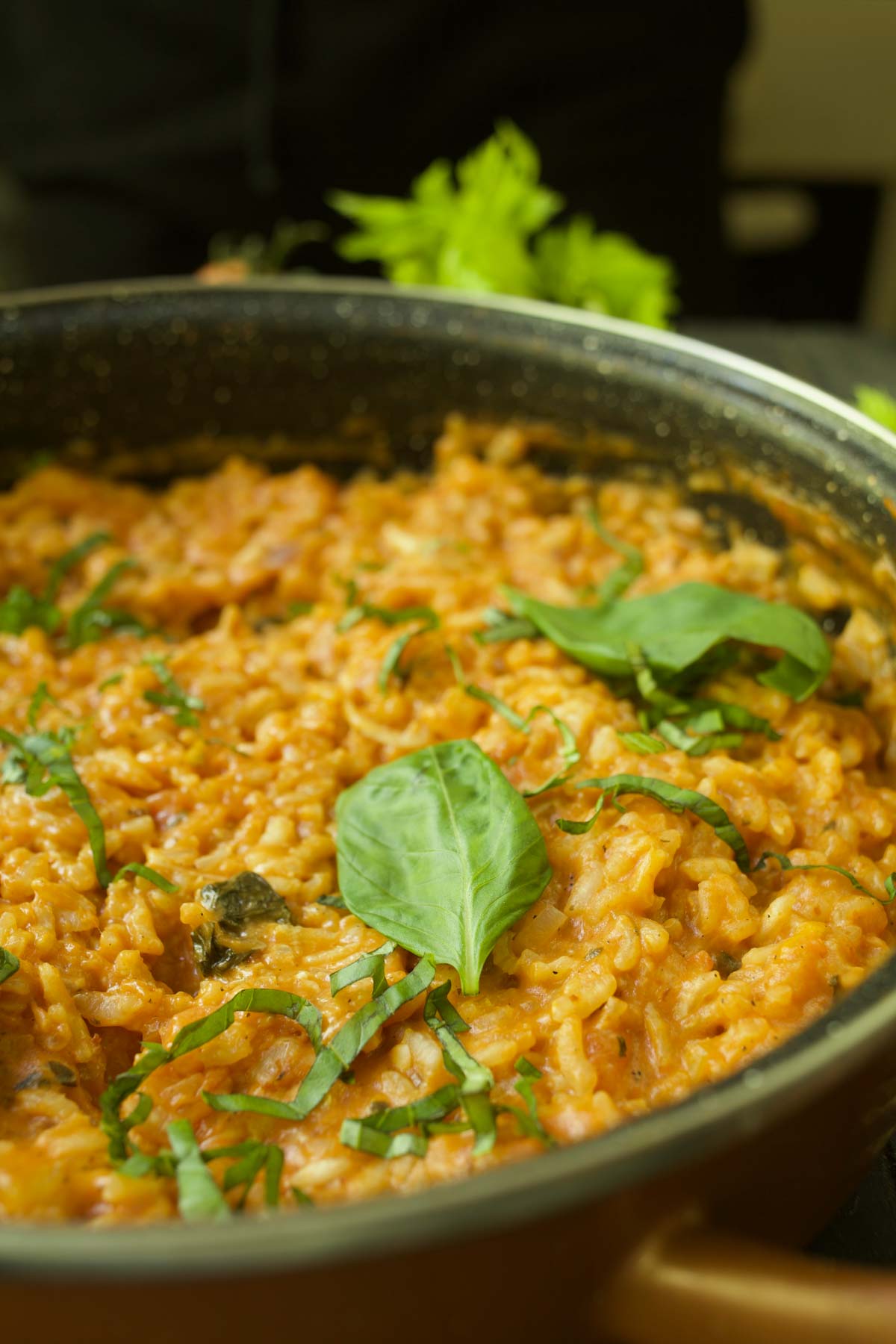 recipe for Vegan Roasted Tomato Risotto