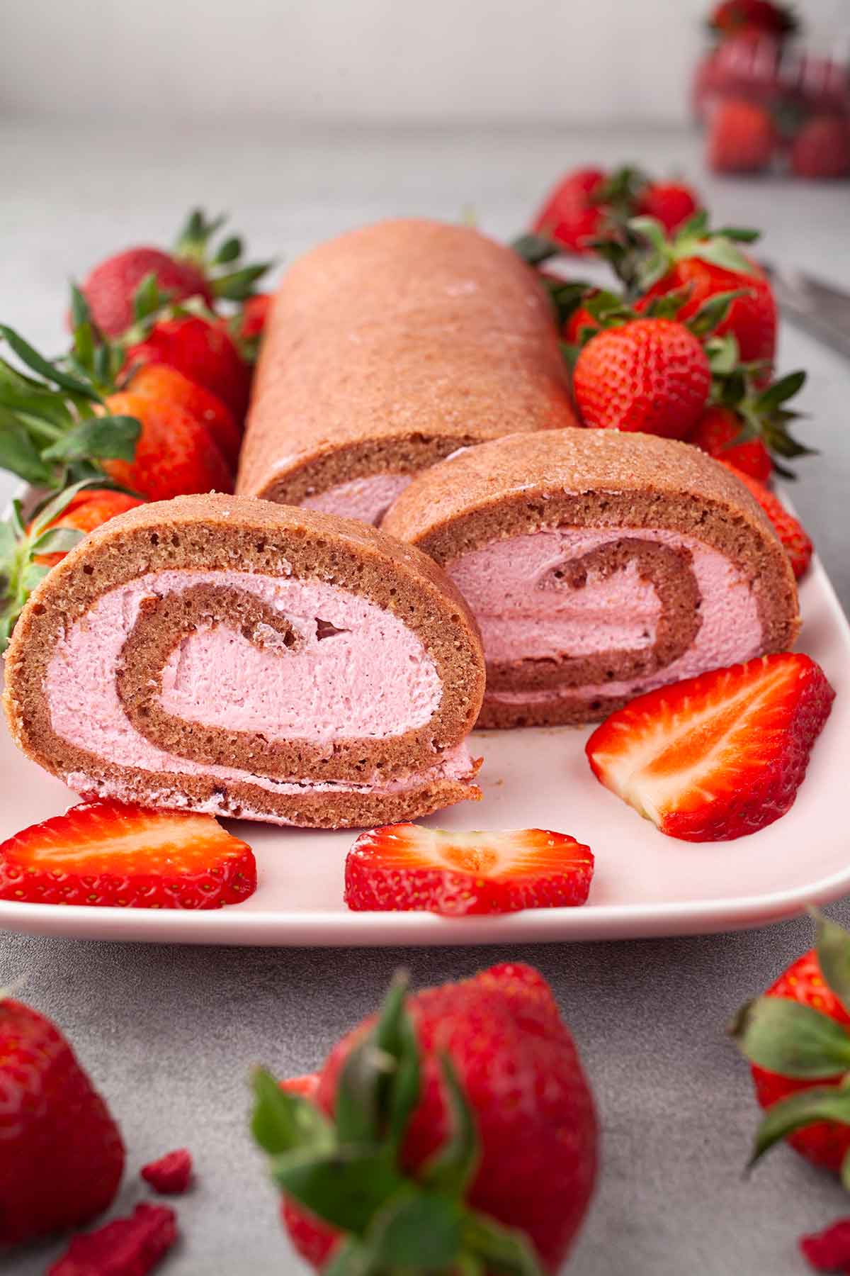 Strawberry Roll Summer Recipe