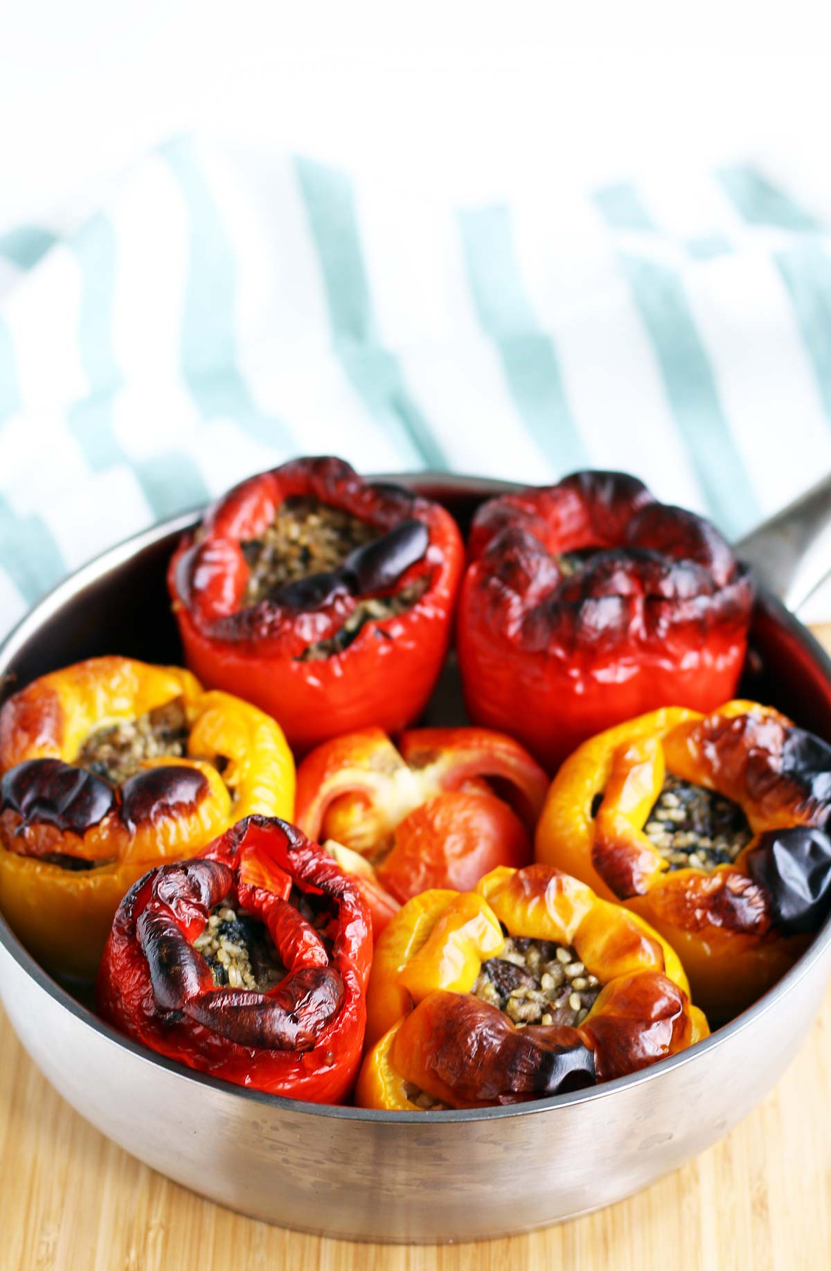 stuffed peppers vegan recipe ardei umpluti