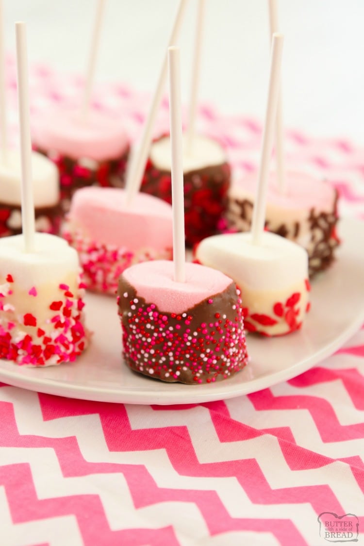 Valentine's Marshmallow Pops