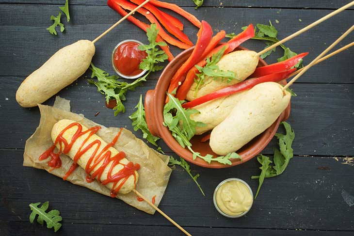 american cuisine vegan corndgos