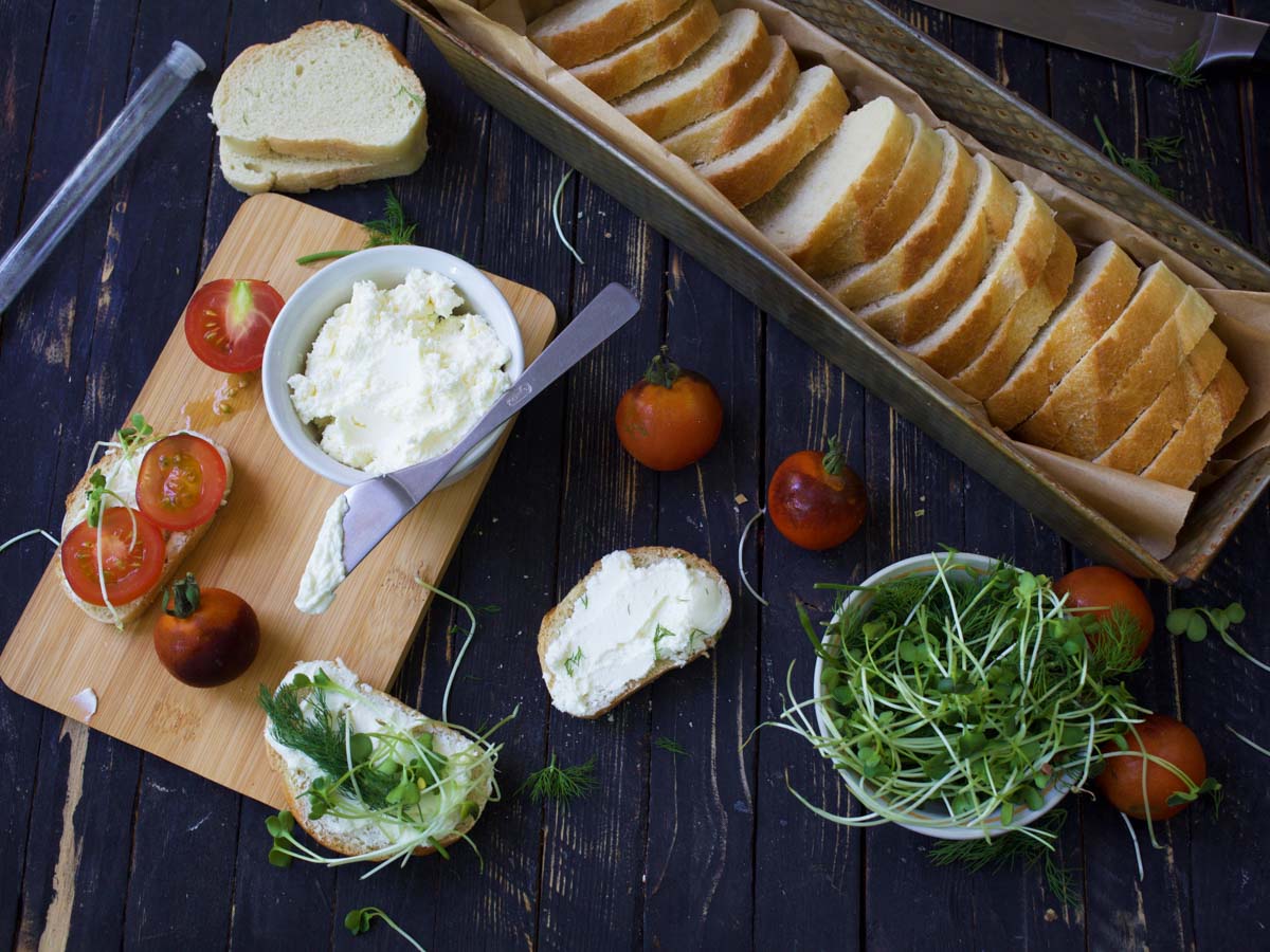 Vegan Cream Cheese cultured with probiotics