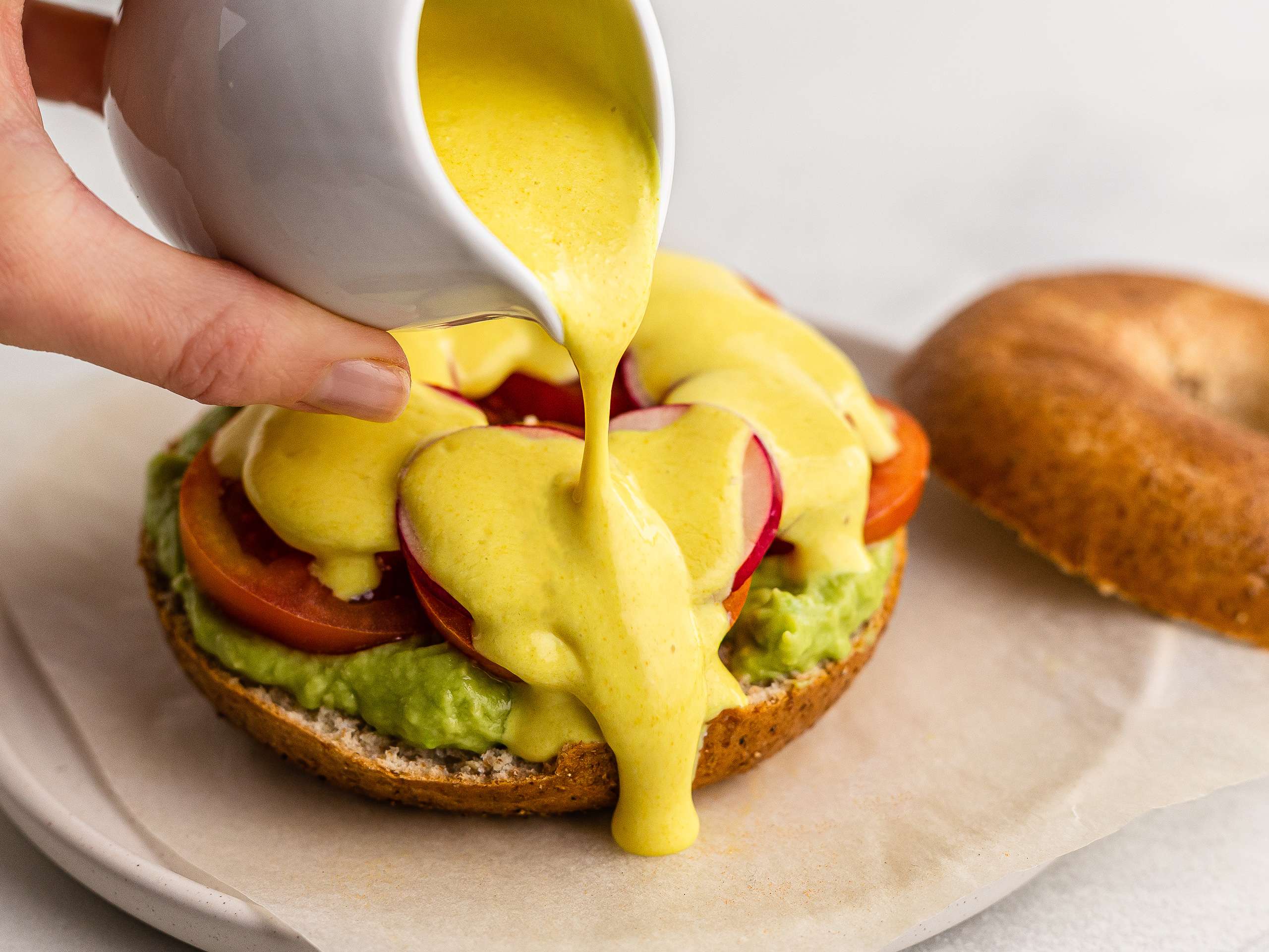 Vegan Hollandaise Sauce with Silken Tofu