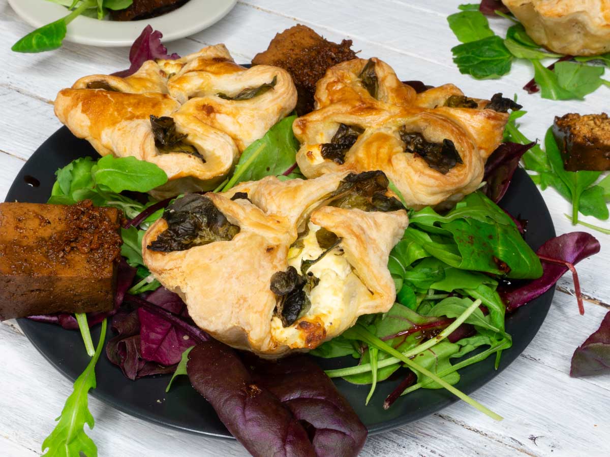 Vegan Spinach Puffs pastry recipe