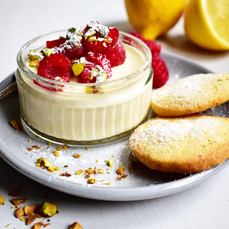 Vegan Tofu Lemon Posset