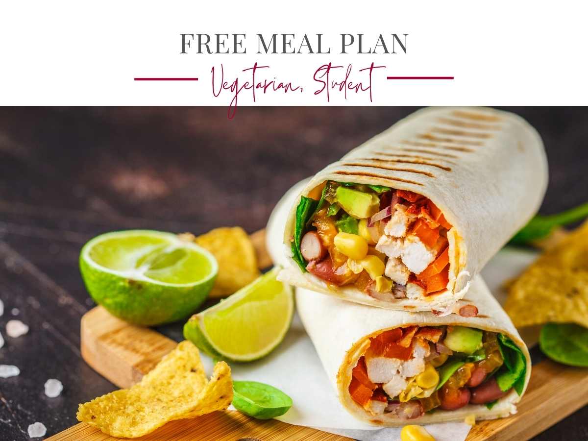 Vegetarian student gourmandelle free meal plan featured