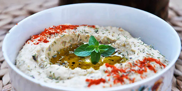 Marinated Eggplant Hummus